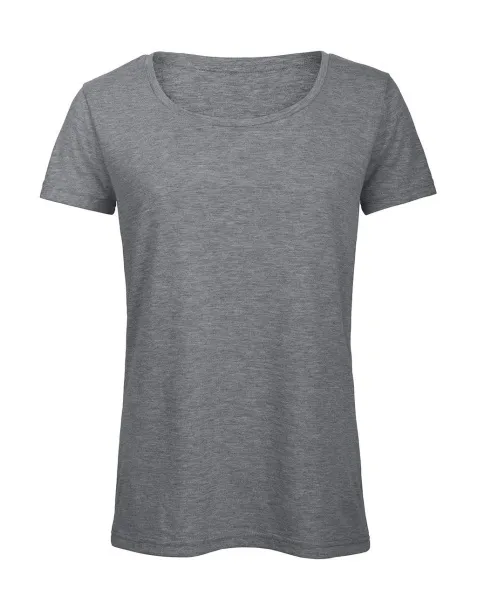  Ženska majica kratkih rukava, 130 g/m² - B&C Heather Light Grey