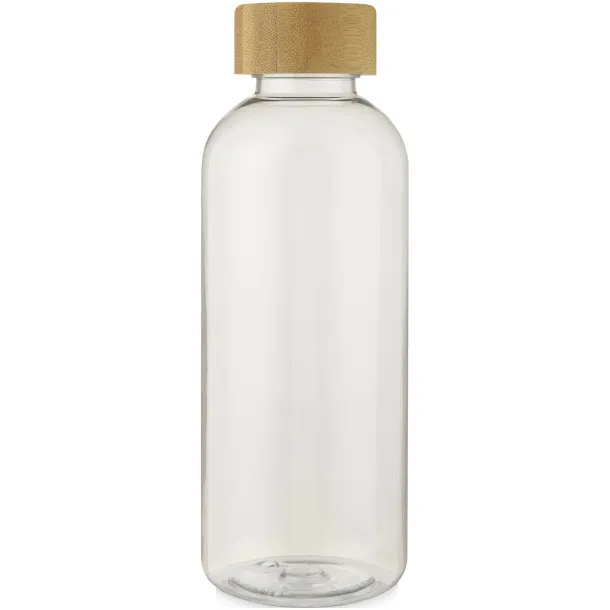 Ziggs 650 ml recycled plastic sports bottle - Unbranded White