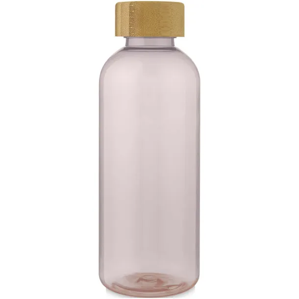 Ziggs 650 ml recycled plastic sports bottle Transparent pink