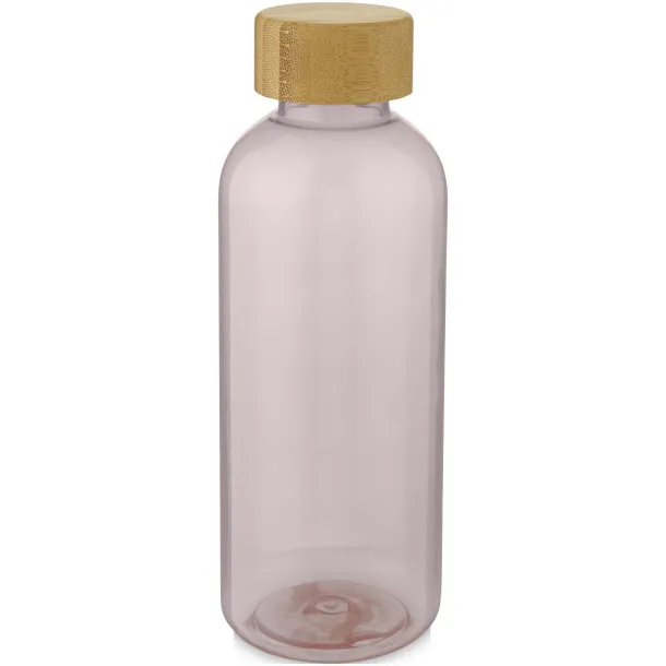 Ziggs 650 ml recycled plastic sports bottle Transparent pink