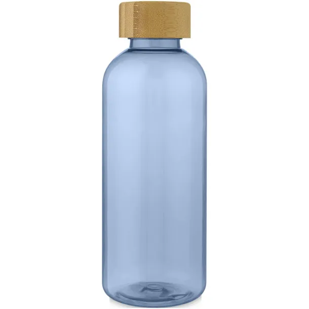 Ziggs 650 ml recycled plastic sports bottle Transparent blue