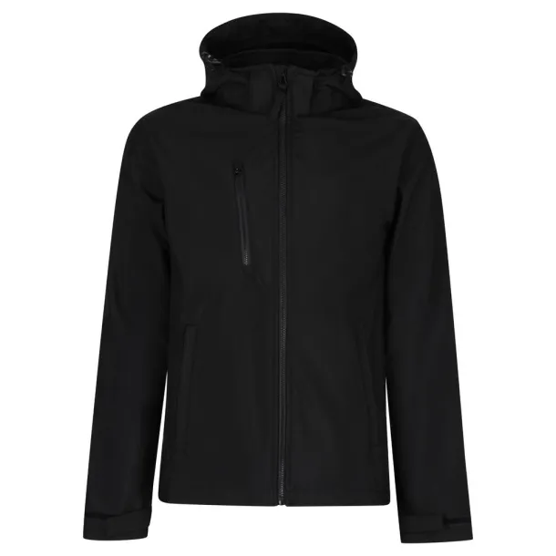  Venturer 3-Layer Hooded Softshell Jacket - Regatta Professional Black