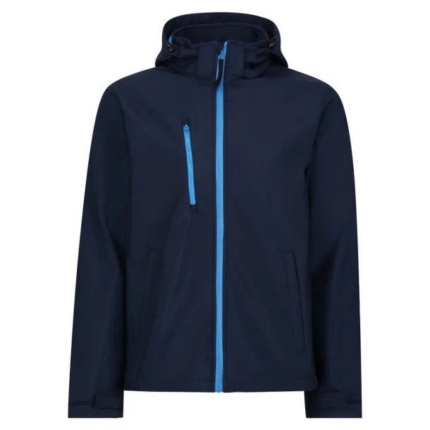  Venturer 3-Layer Hooded Softshell Jacket - Regatta Professional Navy French Blue