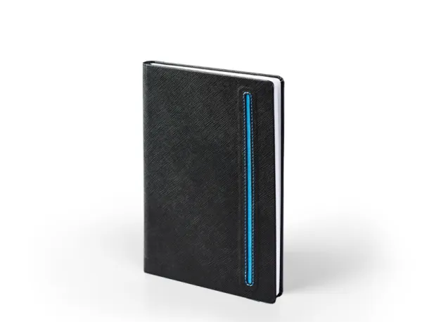 TEXTURE BLACK notebook A5 Blue