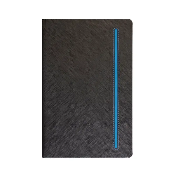 TEXTURE BLACK notebook A5 Blue