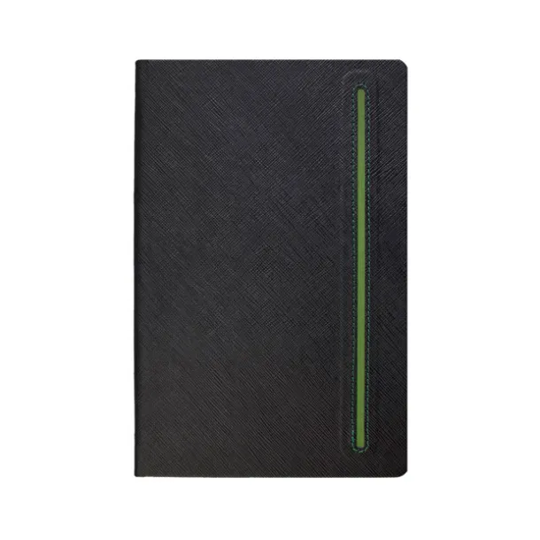 TEXTURE BLACK notebook A5 Green