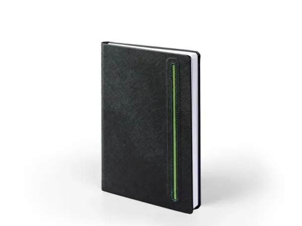 TEXTURE BLACK notebook A5 Green