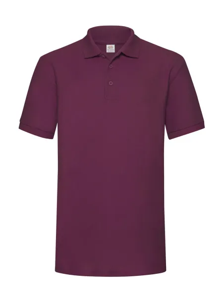  Heavyweight 65/35 Polo - Fruit of the Loom Burgundy