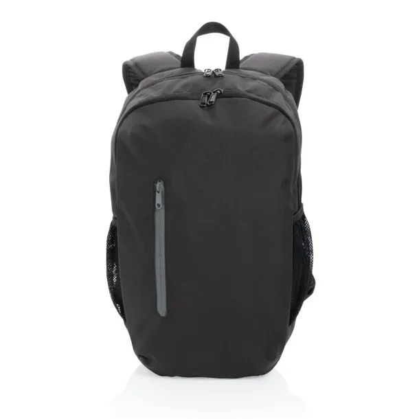  Impact AWARE™ ležerni ruksak 300D RPET, 15" - XD Collection Crna Cool Grey 9