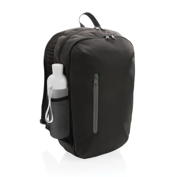  Impact AWARE™ ležerni ruksak 300D RPET, 15" - XD Collection Crna Cool Grey 9