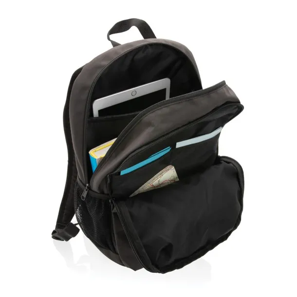  Impact AWARE™ ležerni ruksak 300D RPET, 15" - XD Collection Crna Cool Grey 9