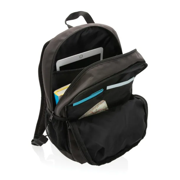  Impact AWARE™ ležerni ruksak 300D RPET, 15" - XD Collection Crna Cool Grey 9
