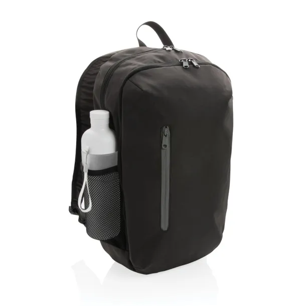 Impact AWARE™ ležerni ruksak 300D RPET, 15" - XD Collection Crna Cool Grey 9