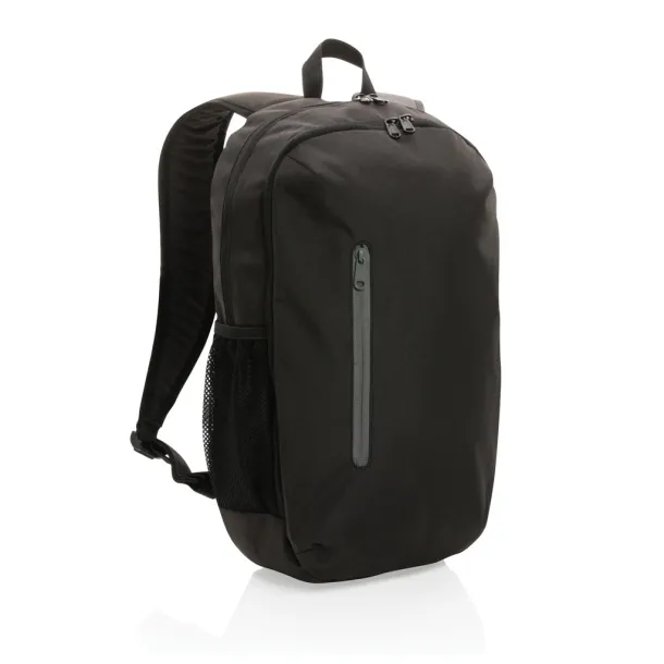  Impact AWARE™ ležerni ruksak 300D RPET, 15" - XD Collection Crna Cool Grey 9
