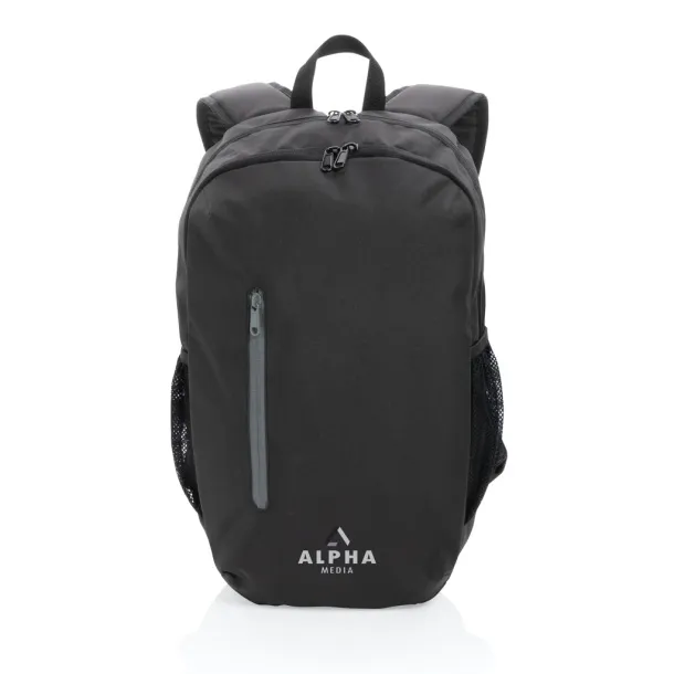  Impact AWARE™ ležerni ruksak 300D RPET, 15" - XD Collection Crna Cool Grey 9