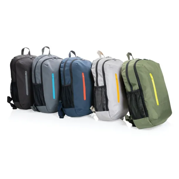  Impact AWARE™ 300D RPET casual backpack - XD Collection Grey Turquoise