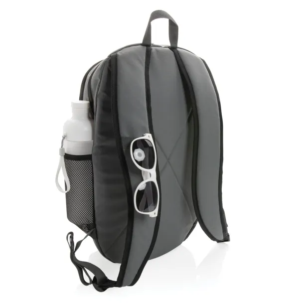  Impact AWARE™ ležerni ruksak 300D RPET, 15" - XD Collection Siva Tirkizna