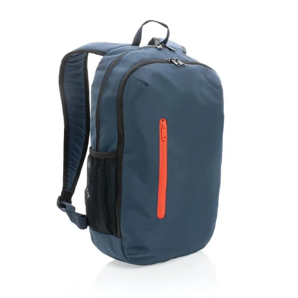  Impact AWARE™ 300D RPET casual backpack - XD Collection Navy Blue 15-1456TN