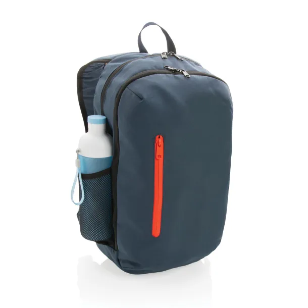  Impact AWARE™ ležerni ruksak 300D RPET, 15" - XD Collection Mornarsko plava 15-1456TN