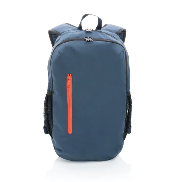  Impact AWARE™ 300D RPET casual backpack - XD Collection Navy Blue 15-1456TN