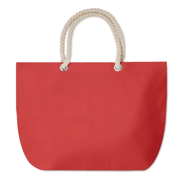 MENORCA Beach bag with cord handle Red