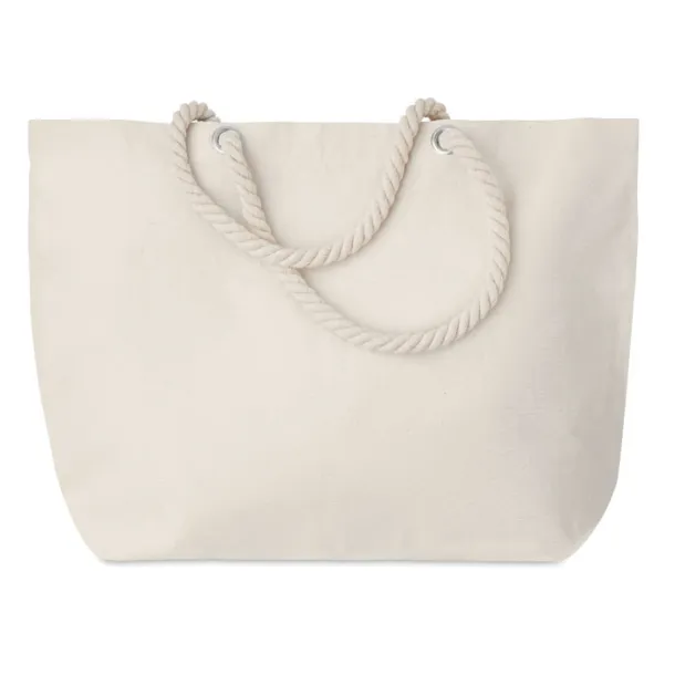 MENORCA Beach bag with cord handle Beige