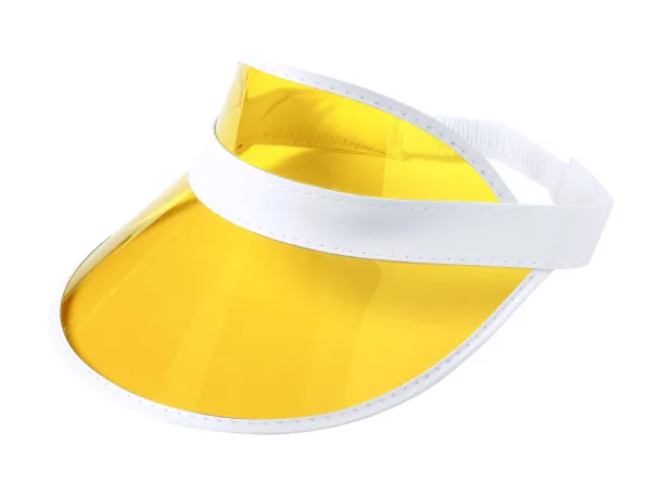 Narim sun visor Yellow White