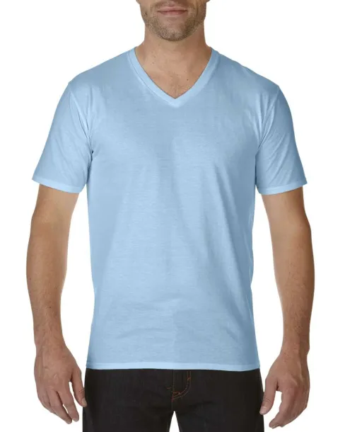  PREMIUM COTTON® ADULT V-NECK T-SHIRT - Gildan Light Blue