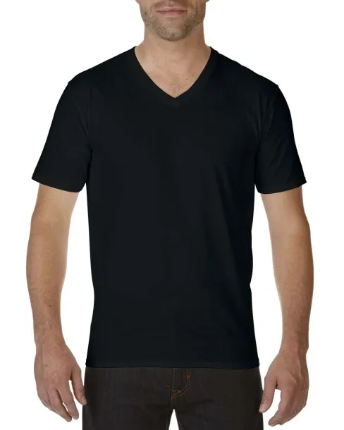  PREMIUM COTTON® ADULT V-NECK T-SHIRT - Gildan Black