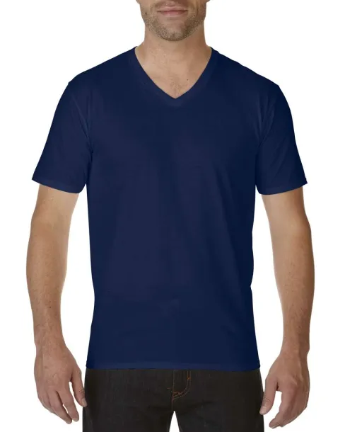  PREMIUM COTTON® ADULT V-NECK T-SHIRT - Gildan Navy