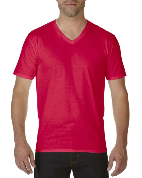  PREMIUM COTTON® ADULT V-NECK T-SHIRT - Gildan Red