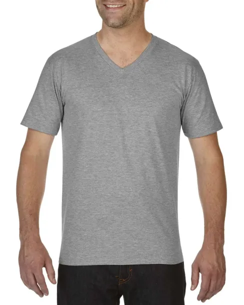  PREMIUM COTTON® ADULT V-NECK T-SHIRT - Gildan Sport Grey