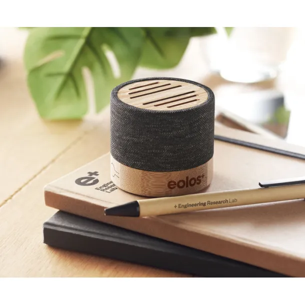 BOOL Bamboo RPET wireless speaker Black