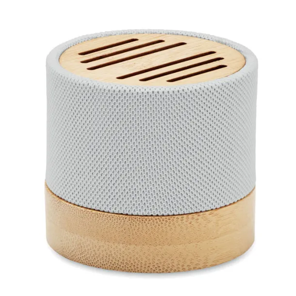 BOOL Bamboo RPET wireless speaker White