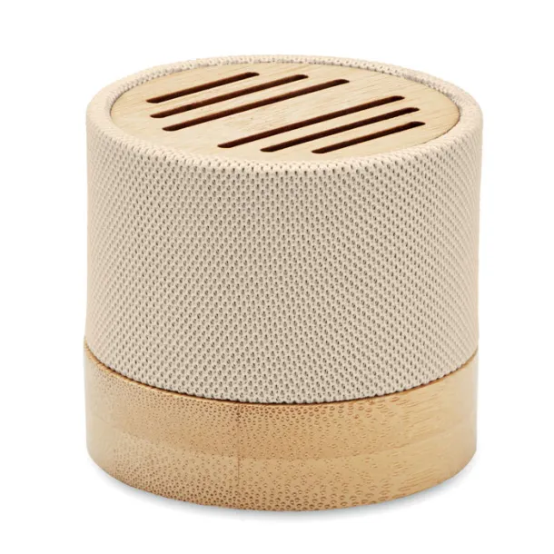 BOOL Bamboo RPET wireless speaker Beige