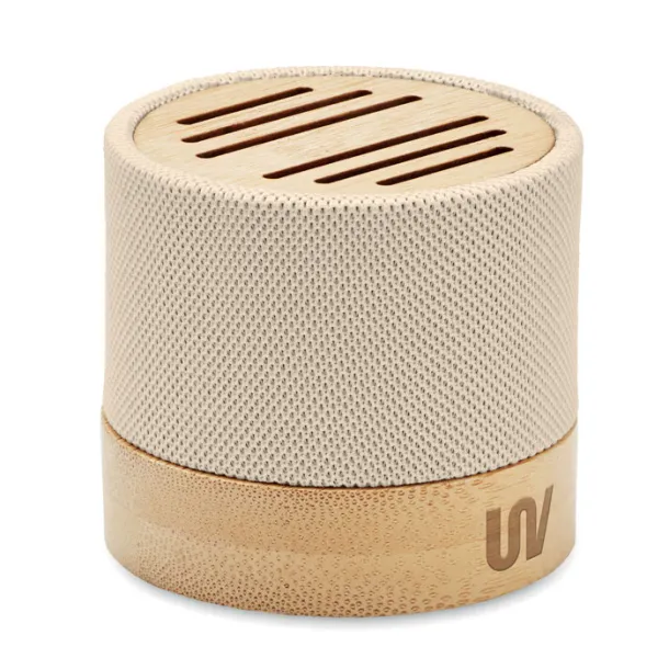 BOOL Bamboo RPET wireless speaker Beige