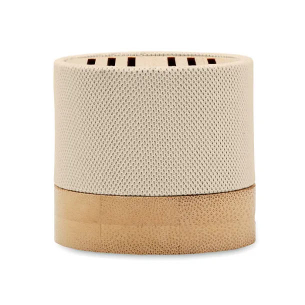 BOOL Bamboo RPET wireless speaker Beige