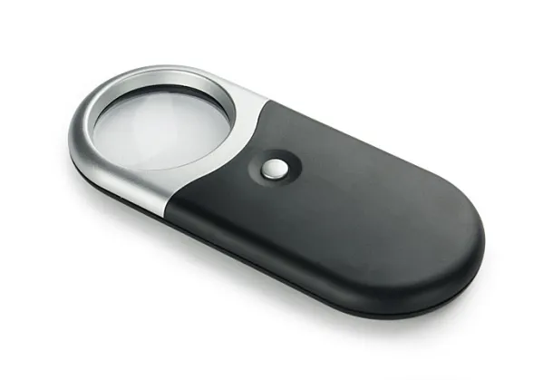  Magnifying glass with LED flash Black