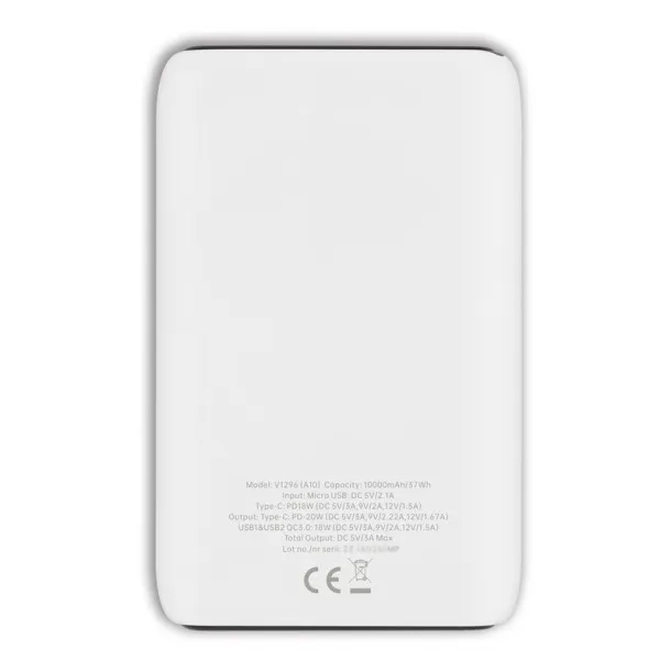 Dashonte Power bank 10000 mAh white