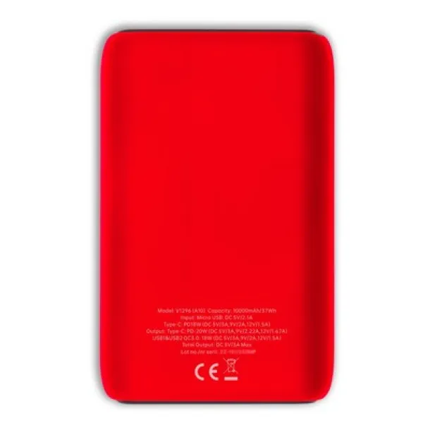 Dashonte Power bank 10000 mAh red