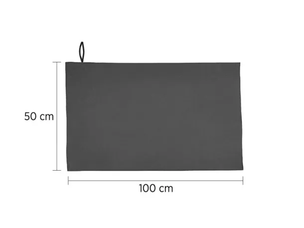 VELVET 50 Ručnik od mikrofibre, 190 g/m² - EXPLODE Tamnosiva