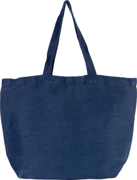  LARGE LINED JUCO BAG, 300 g/m² - Kimood Washed Midnight Blue