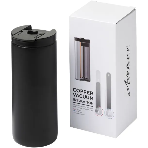 Lebou 360 ml copper vacuum insulated tumbler - Unbranded Solid black