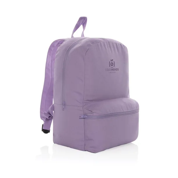  Impact AWARE™ 285 gsm rcanvas backpack - XD Collection purple 