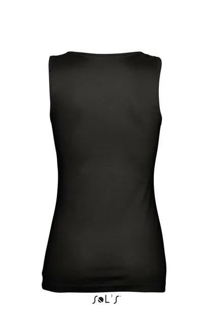 SOL'S JANE ženska majica bez rukava, 150 g/m2 - SOL'S Crna