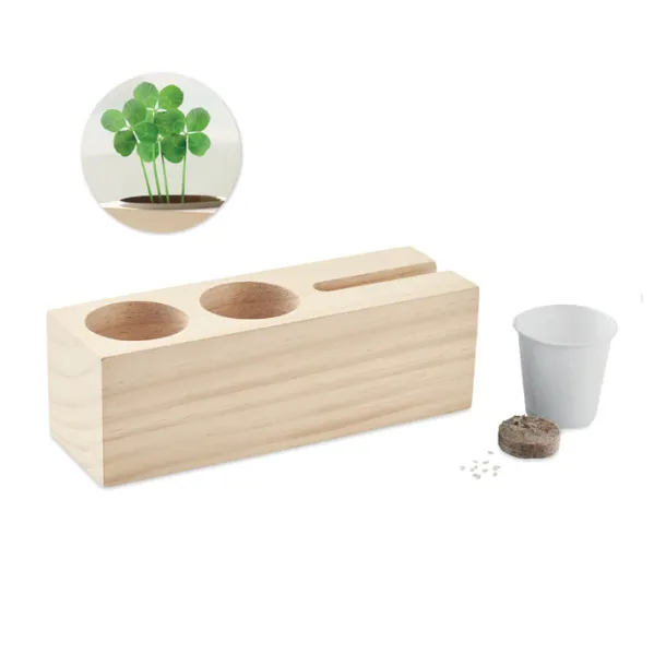 THILA Desk stand with seeds kit Wood