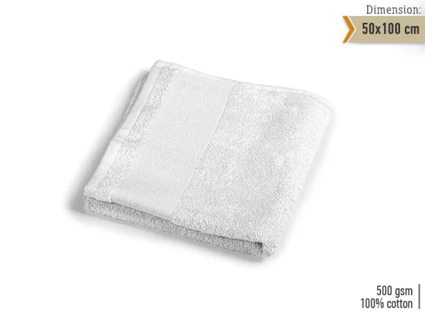 SPA 50 towel 50 x 100 cm - EXPLODE White