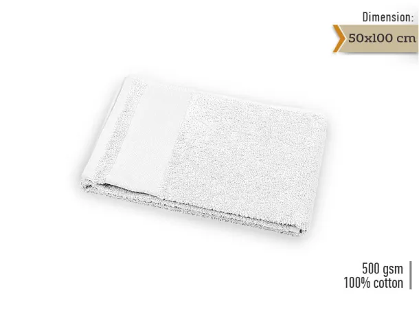 SPA 50 towel 50 x 100 cm - EXPLODE White