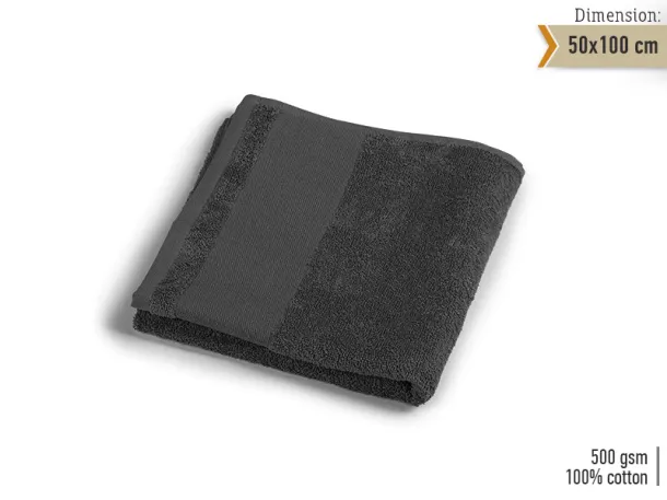 SPA 50 towel 50 x 100 cm - EXPLODE Dark gray