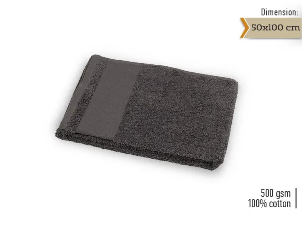 SPA 50 towel 50 x 100 cm - EXPLODE Dark gray